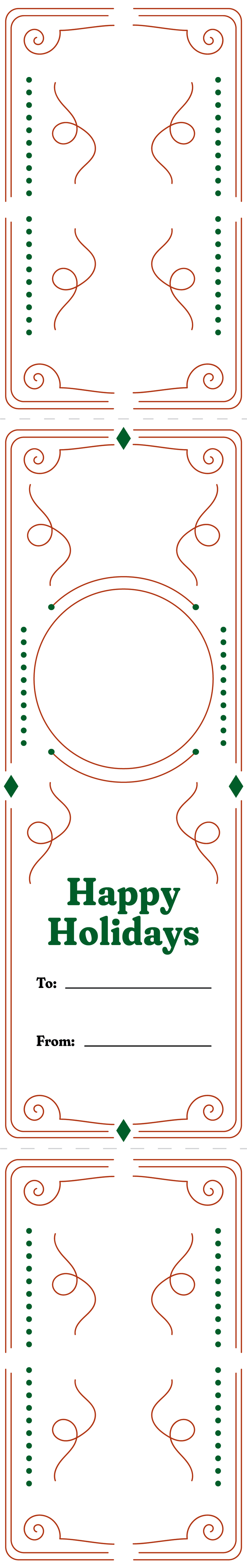 Customized Christmas 2021 Belly Bands (40/pack)