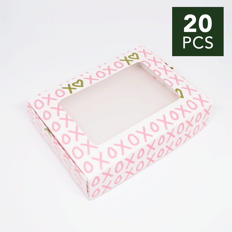 5" x 6.75" x 1.5" XOXO Pastry Box